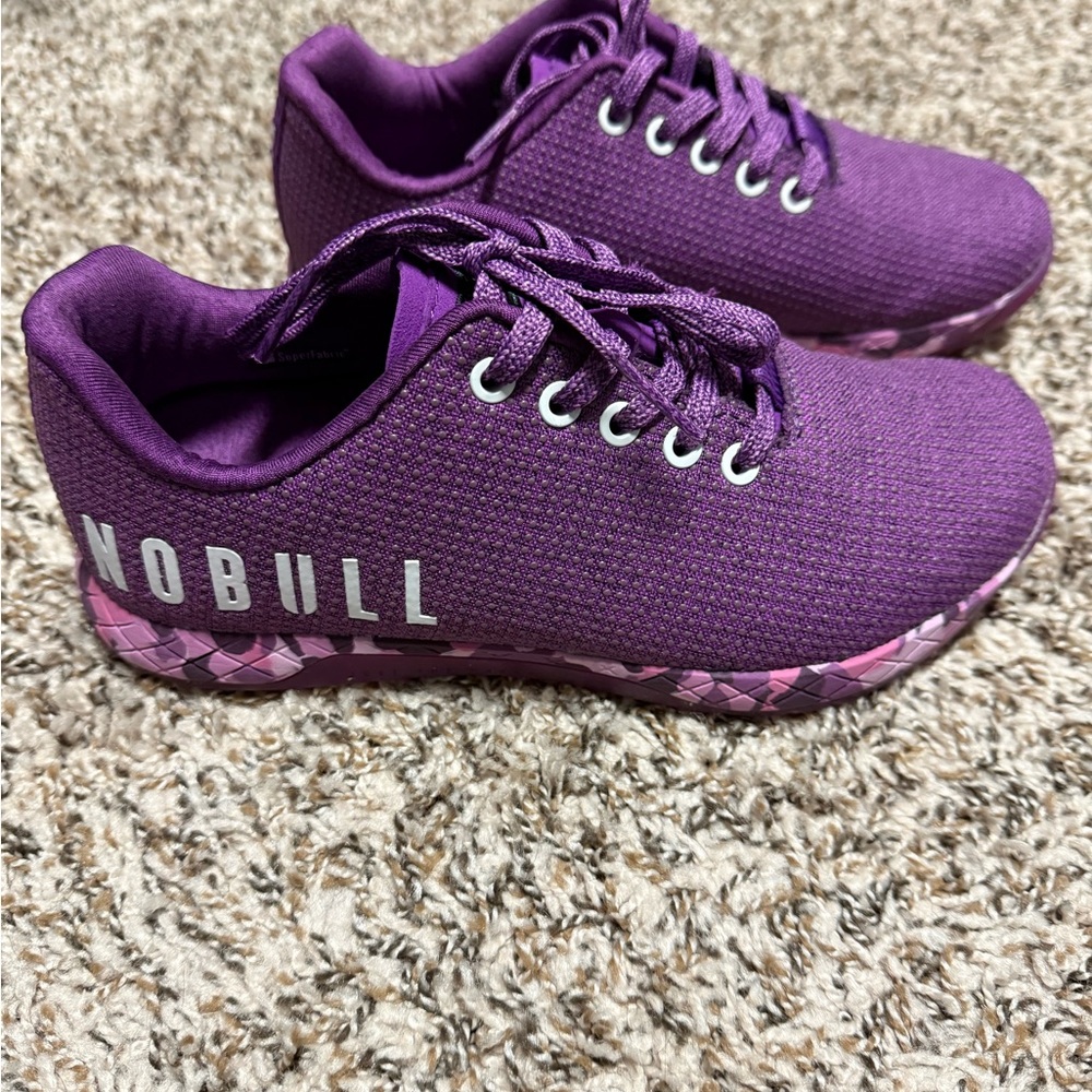 NOBULL Purple Camo Trainers